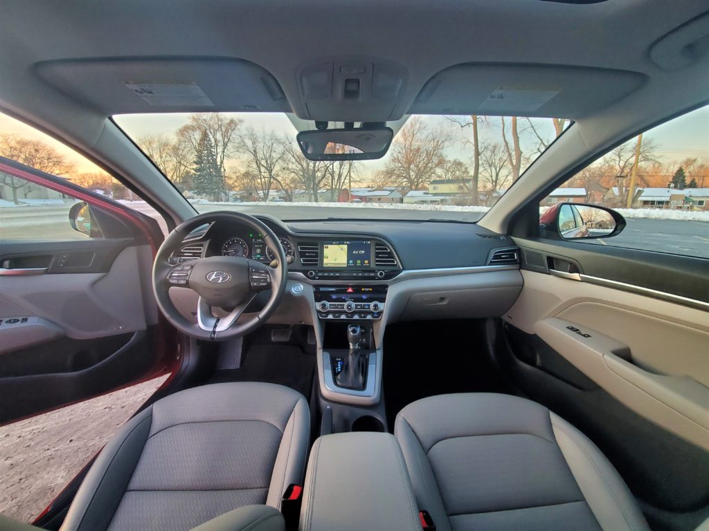 2020 Hyundai Elantra Interior Front Seats