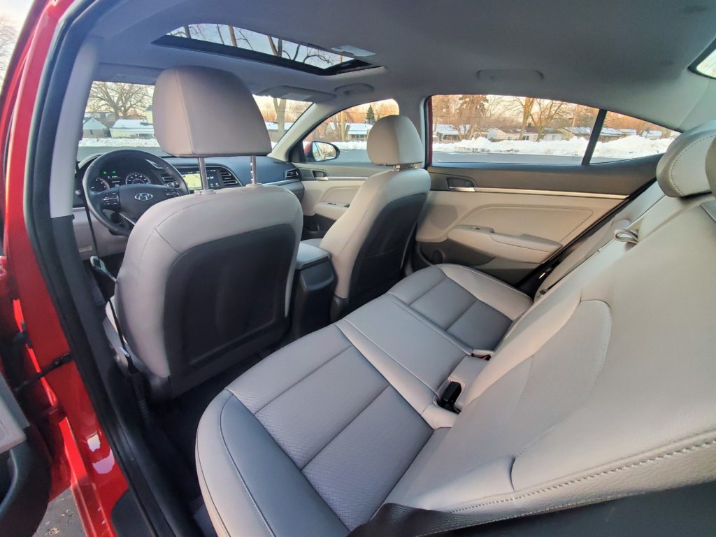 2020 Hyundai Elantra Rear Seats