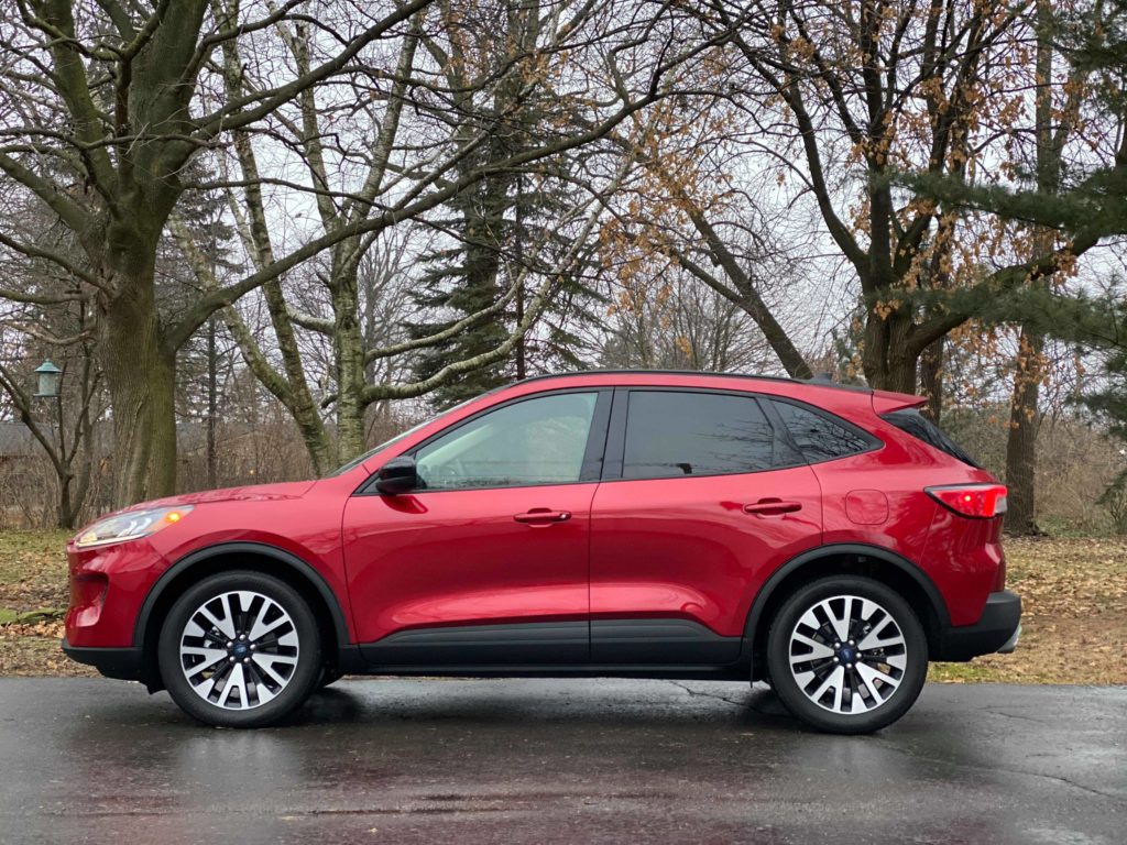 2020 Ford Escape Red Driver Side