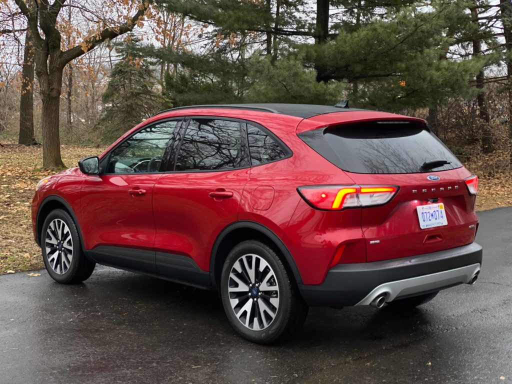 2020 ford escape red driver rear