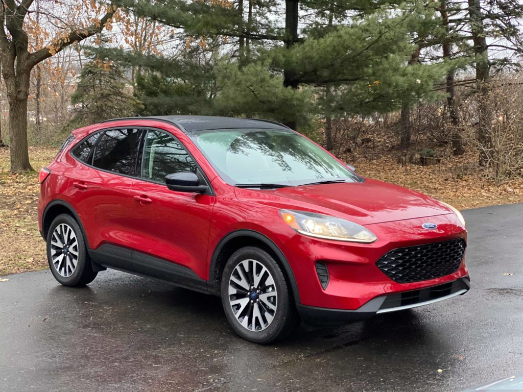 2020 Ford Escape SE Sport Hybrid Passenger Front Red