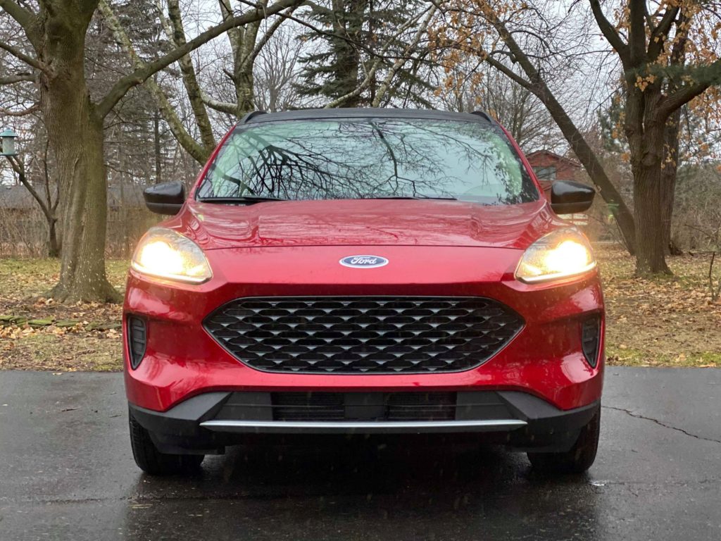 2020 Ford Escape hybrid red front